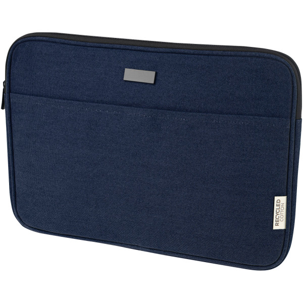 14" GRS recycled canvas laptop sleeve Joey, 2 l