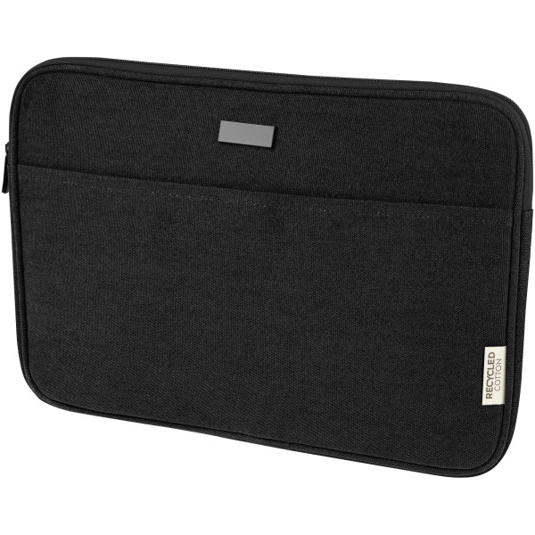 14" GRS recycled canvas laptop sleeve Joey, 2 l
