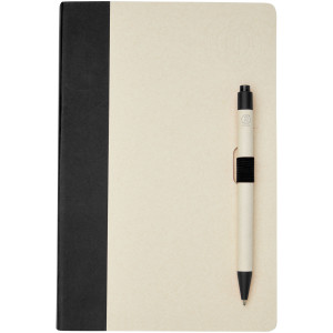 Dairy Dream A5 size reference notebook and ballpoint pen set - Reklamnepredmety