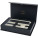 Set of achromatic ballpoint and rollerball pens with IM gift box - 10782082 - variant PF 10782082