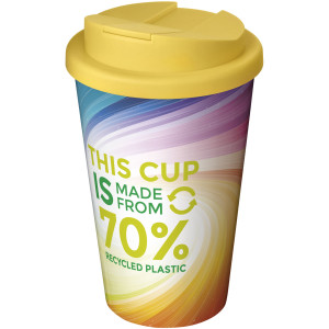 Brite-Americano® Eco 350 ml spill-proof insulated tumbler - Reklamnepredmety