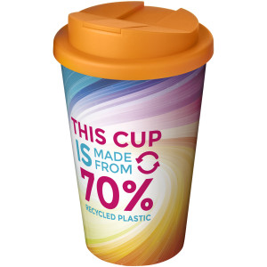 Brite-Americano® Eco 350 ml spill-proof insulated tumbler - Reklamnepredmety