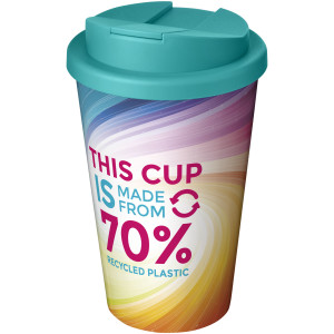 Brite-Americano® Eco 350 ml spill-proof insulated tumbler - Reklamnepredmety