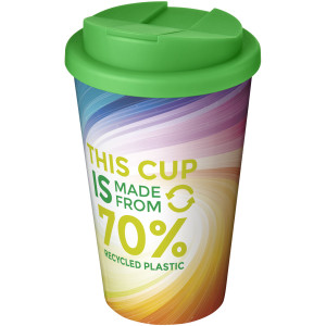 Brite-Americano® Eco 350 ml spill-proof insulated tumbler - Reklamnepredmety