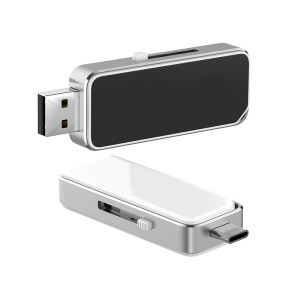 USB 3.0 FLASH DISK S LED LOGOM A TYPE-C KONEKTOROM - Reklamnepredmety