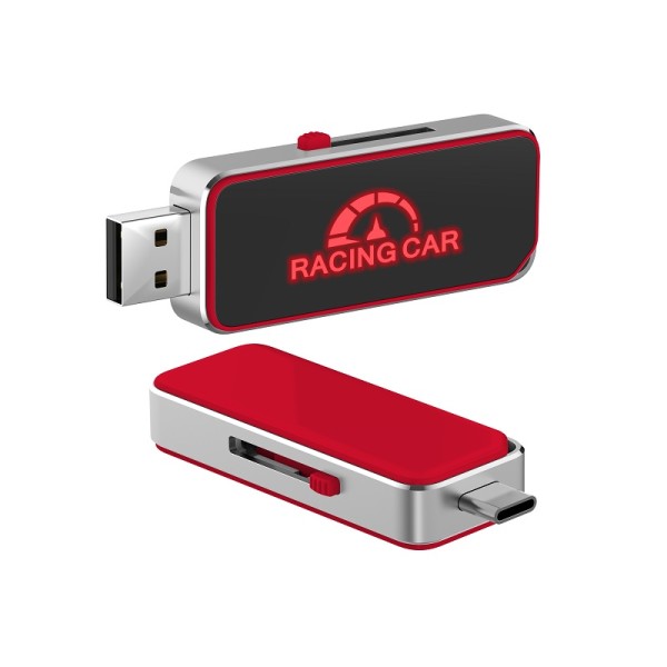 USB 3.0 FLASH DISK S LED LOGOM A TYPE-C KONEKTOROM