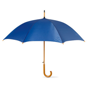 Dáždnik s drevenou rúčkou vhodný na plnofarebnú potlač - Reklamnepredmety