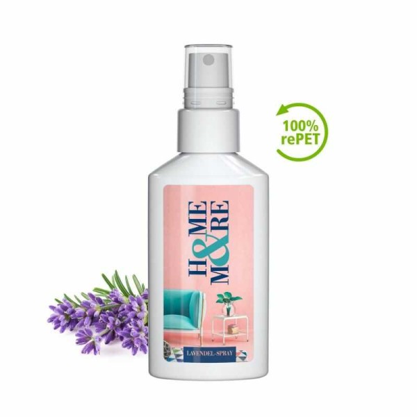 Lavender spray with advertising print