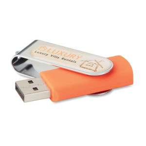 USB Flash with full colour doming included in the price - Reklamnepredmety