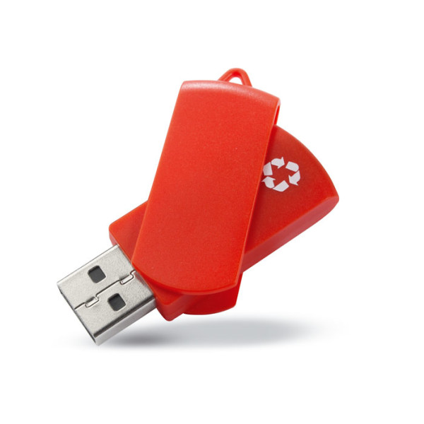 Memory stick made in 100% recycle plastic material