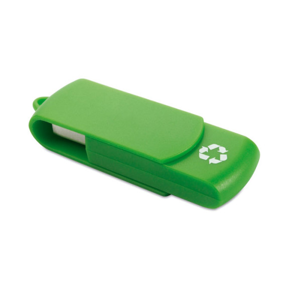 Memory stick made in 100% recycle plastic material