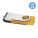 USB 3.0 stick with transparent housing and protective metal cover - mo1306-29 - variant