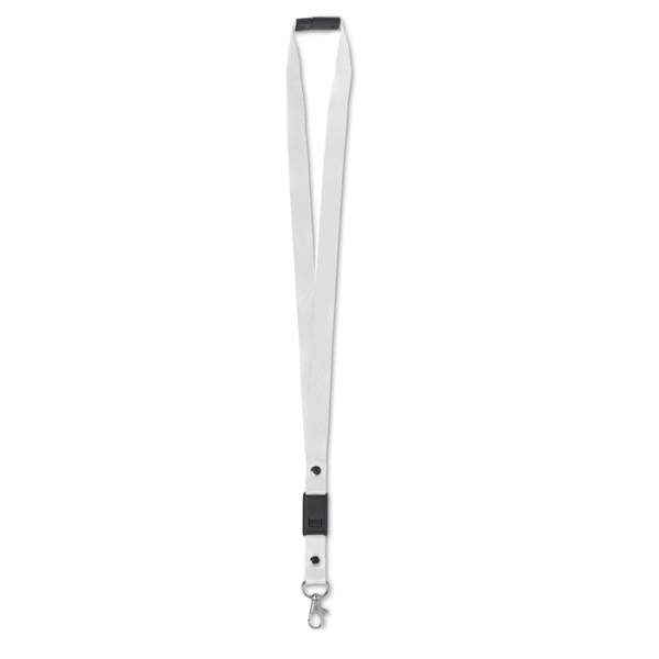 Lanyard with safety buckle and USB