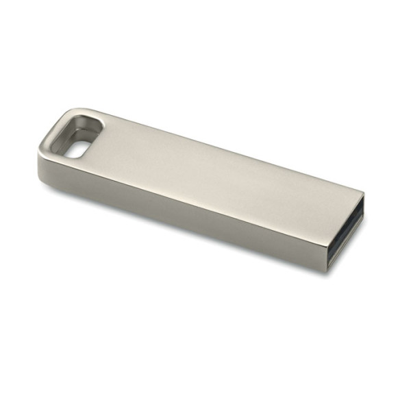 Rectangular mini USB stick made of aluminum