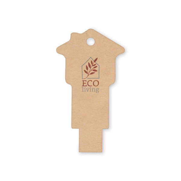 Paper house shaped USB Flash Drive