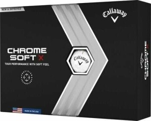 Callaway Chrome Soft X 2022 White - Reklamnepredmety