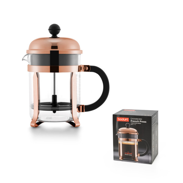 Coffee pot French press 500ml CHAMBORD COPPER