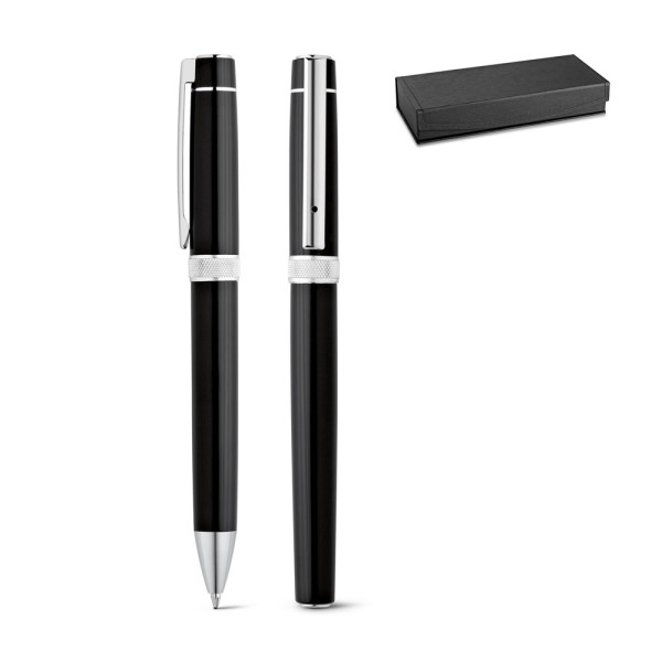 DOURO Metal rollerball pen and ballpoint pen set