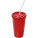 Double-walled cup Stadium 350 ml with straw - 21003102 - variant PF 21003102