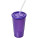 Double-walled cup Stadium 350 ml with straw - 21003107 - variant PF 21003107