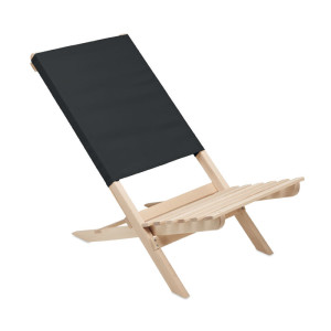 Folding wooden beach chair MARINERO - Reklamnepredmety