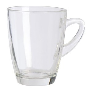 Solid wall glass mug, 320 ml - Reklamnepredmety
