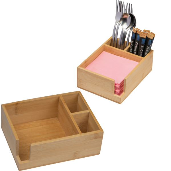 Small bamboo cutlery tray