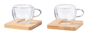 Set of glass espresso cups - Reklamnepredmety