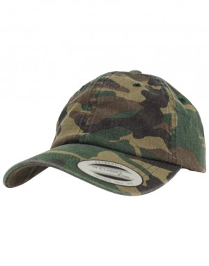 Low Profile Camo Washed Cap - Reklamnepredmety