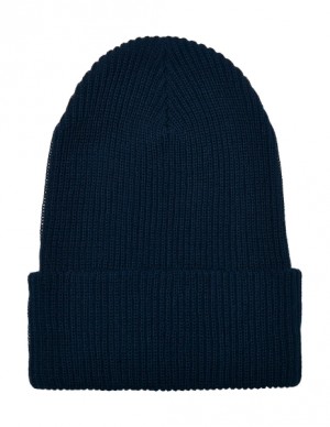 Recycled Yarn Ribbed Knit Beanie - Reklamnepredmety