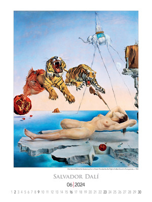 Nástenný kalendár Salvador Dalí 2024 - Reklamnepredmety