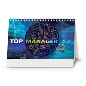 Stolový kalendár Top manager 2024 - Reklamnepredmety