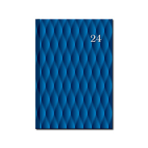 Denný diár A5 PRINT Blue 2024 - Reklamnepredmety