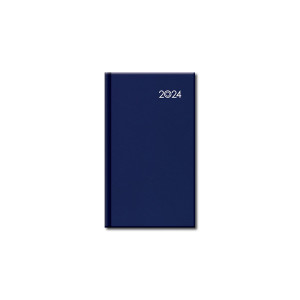 Mini diár A6 FALCON modrý 2024 - Reklamnepredmety