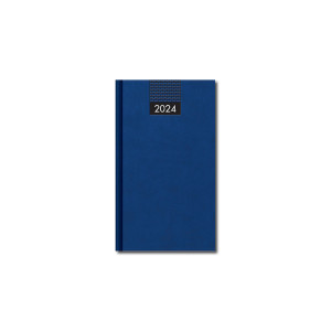 Mini diár A6 VENETIA modrý 2024 - Reklamnepredmety