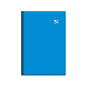 Denný diár A5 PRINT Neon modrý 2024 - Reklamnepredmety