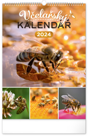 Nástenný Včelársky kalendár 2024, 33 × 46 cm - Reklamnepredmety
