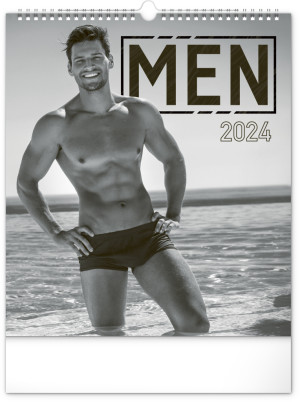 Nástenný kalendár Men 2024, 30 × 34 cm - Reklamnepredmety