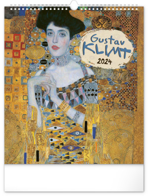 Nástenný kalendár Gustav Klimt 2024, 30 × 34 cm - Reklamnepredmety