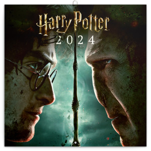 Poznámkový kalendár Harry Potter 2024, 30 × 30 cm - Reklamnepredmety