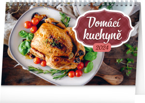 Stolový kalendár Domáca kuchyňa 2024, 23,1 × 14,5 cm - Reklamnepredmety