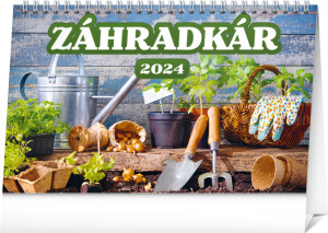 Stolový kalendár Záhradkár 2024, 23,1 × 14,5 cm - Reklamnepredmety
