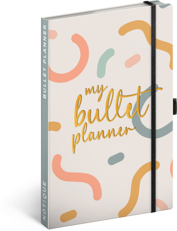 Týždenný nedatovaný diár My Bulelt Planner, 13 × 21 cm CZ/SK