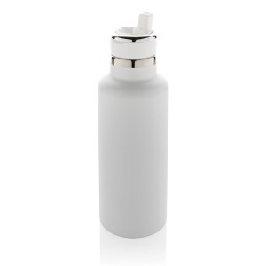 Hydro RCS recycled stainless steel vacuum bottle with spout - Reklamnepredmety