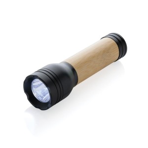 Lucid 1W RCS certified recycled plastic & bamboo torch - Reklamnepredmety