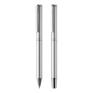 Swiss Peak Cedar RCS certified recycled aluminum pen set - Reklamnepredmety