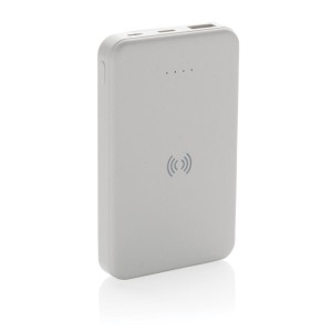 RCS recycled plastic 5.000 mAh 5W wireless powerbank - Reklamnepredmety