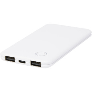 Slim 4000 mAh dual powerbank Slender - Reklamnepredmety