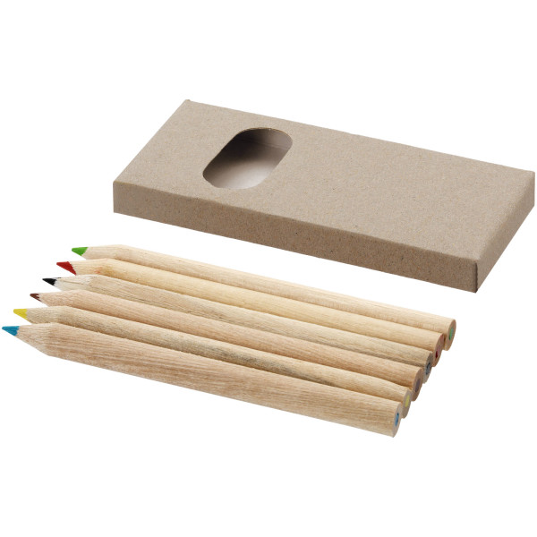 Artemaa colouring set with 6 crayons