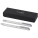 Lucetto ballpoint pen and rollerball pen gift set in recycled aluminium - 10783881 - variant PF 10783881